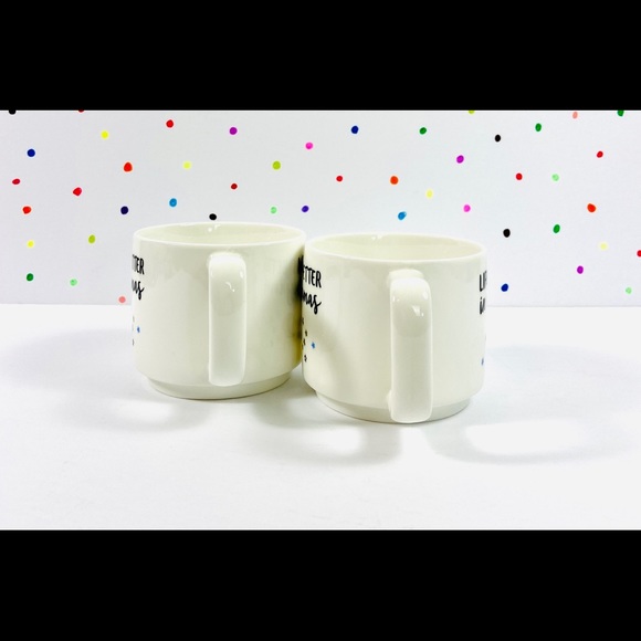 Indigo ~ “Life Is Better in pyjamas” ~ Set of 2 Mugs - Picture 6 of 8